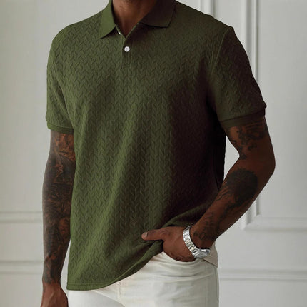 Men's Polo Collar Short-sleeved Shirt