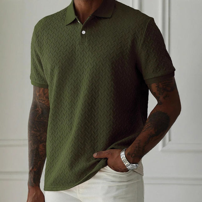 Men's Polo Collar Short-sleeved Shirt