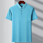 Men's Polo Stripes T-shirt 1720 Green