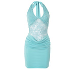Short Skirt Lace Dress