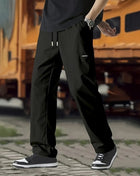 Men's Sports Casual Pants Black