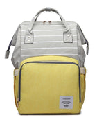 SS Maternity Nappy Bag Yellow stripe