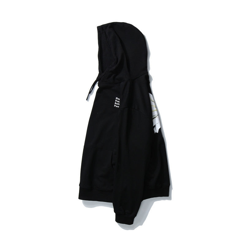 mem's casual sweatshirt with daisy print on back