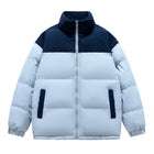 Winter Male New Cotton Thick Padded Coat sky blue