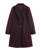 SS Fall Coat Wine red