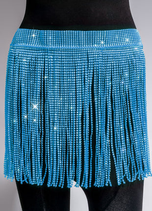 SS Rhinestone Skirt lake blue