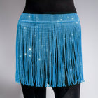 Rhinestone Strap Women's Skirt sky blue