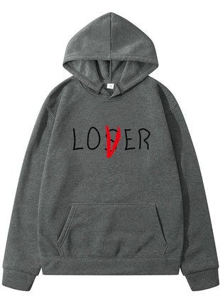 SS hoodie lovers Dark Gray A