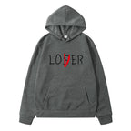 Unisex hoodie lovers Dark Gray A