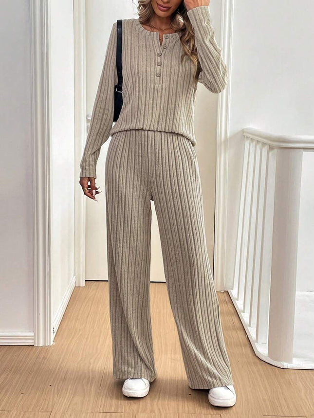 SS Knitted Suit Beige
