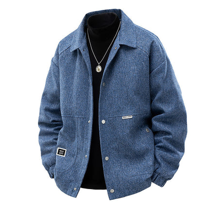 Men's Korean Style Jacket Blue