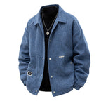 Men's Korean Style Jacket Blue