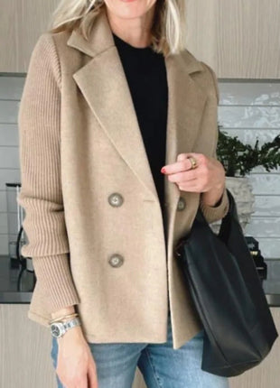SS Women's Wool Coat Khaki
