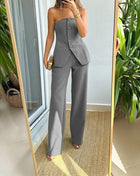 SS Graceful Tube Suit Grey