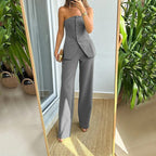 SS Graceful Tube Suit Grey