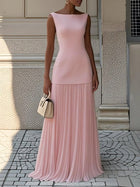Knitted Vest Sexy Slim Knit Dress Pink