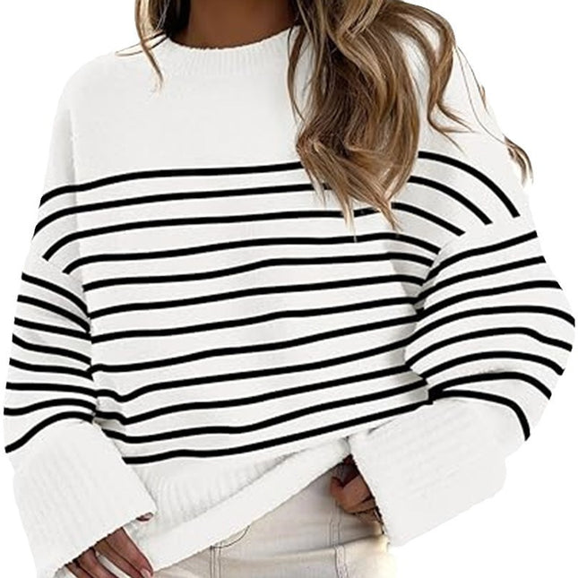 Women's Oversized Plush Knitted Thick Thermal Sweater