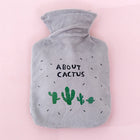 Fruit plush hot water bottle Grey