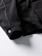 Retro Simple Zipper Stand Collar Jacket