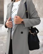 Women’s Woolen coat Light Gray