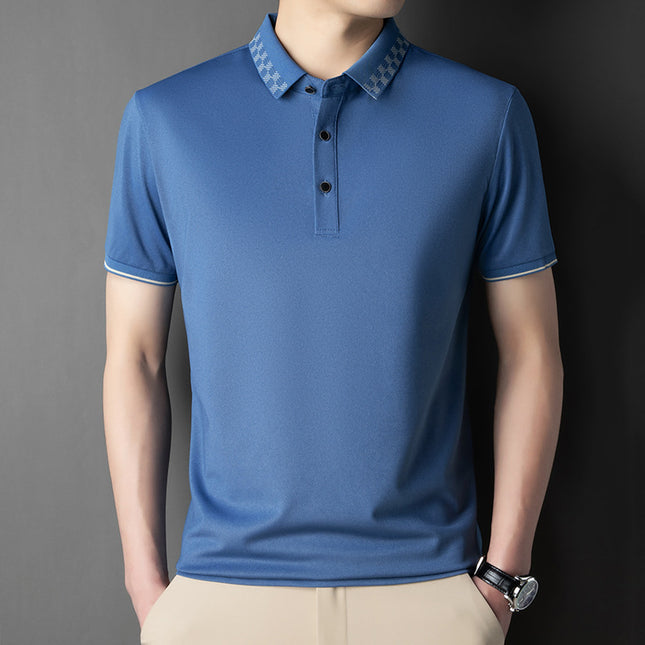 Men's T-shirt Loose Casual Blue