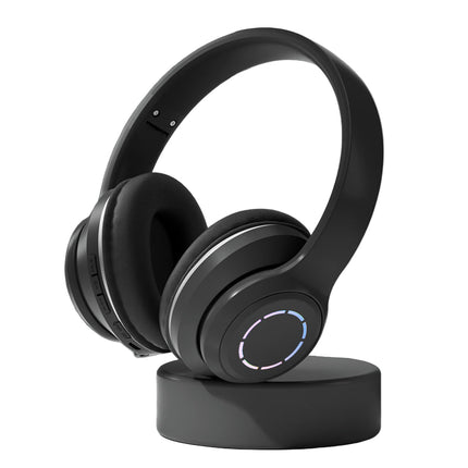 Gradient Bluetooth Headset Foldable Wireless Black