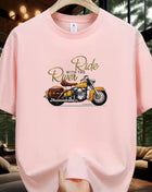 SS Printed T-shirt Apricot