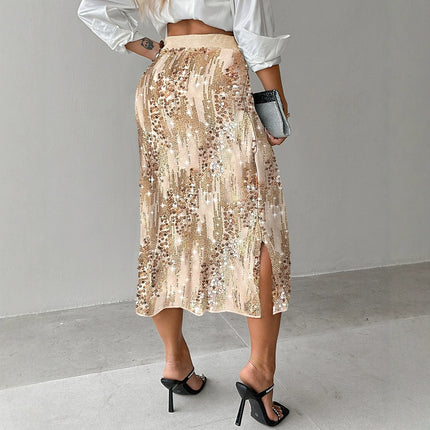 Women's Versatile Fashionable Sequin Skirt