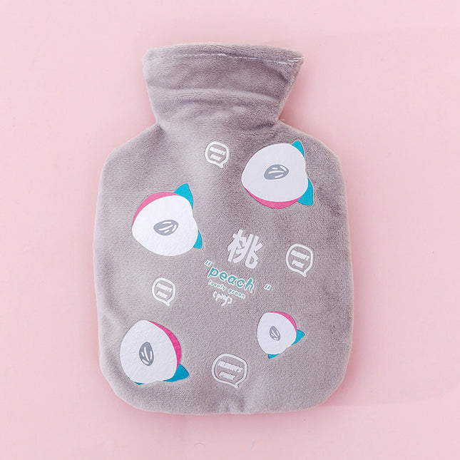 Fruit plush hot water bottle Purple