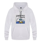 Printed casual Hoodie White