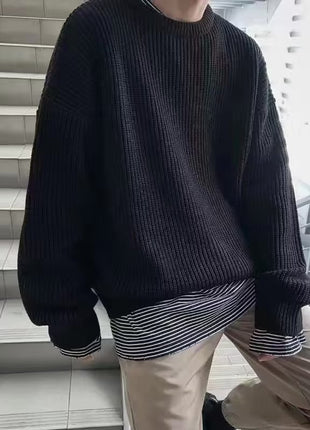 SS Loose Sweater Black