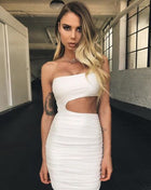 SS Short Dress White