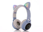 Cute Bluetooth 5.0 Headphone Stereo Wireless Headset blue