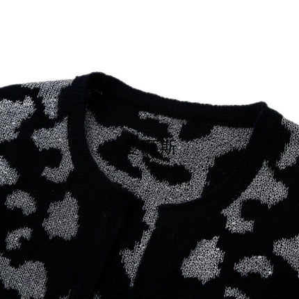 Beads Decoration Thread Knitted Coat