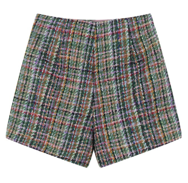 Coat Knitting Cardigan Shorts Suit