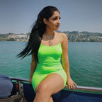 Pure Color Simple Tight-fitting Hip Skirt Green