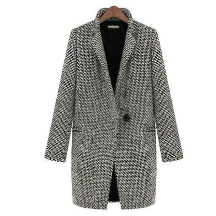 SS Ladies Long Winter Coat Grey