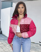 SS new winter jacket Rose Red