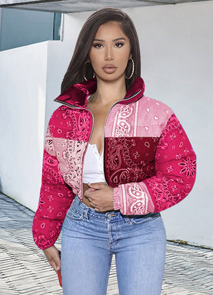 SS new winter jacket Rose Red