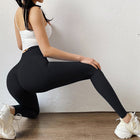 Fitness Yoga Pants Butt Lifting Leggings Black