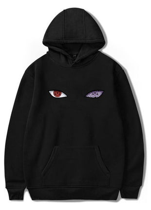 SS Staring Eyes Hoodie Black
