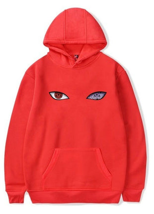 SS Staring Eyes Hoodie Red