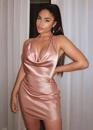 SS Satin Mini Dress