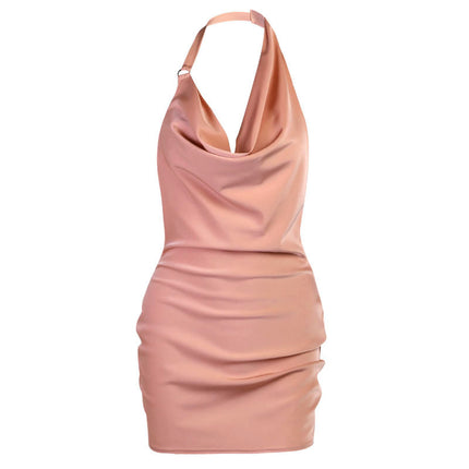 Satin Party Mini Dress