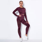 SS Yoga SET Wine Red