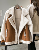 SS Suede Lamps Jacket Khaki H