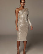 SS Evening Dress Gold