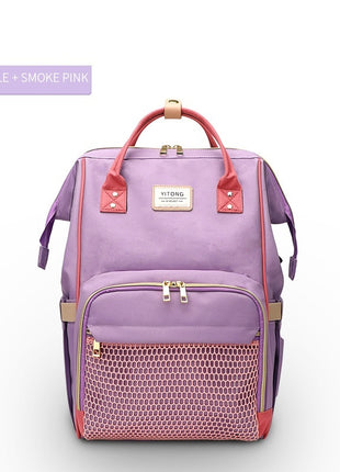 SS Maternity Nappy Bag Lavender smoke powder