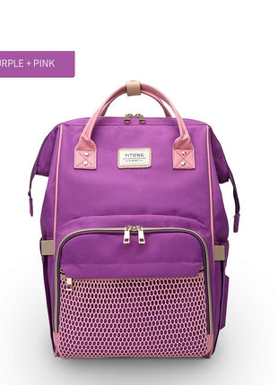 SS Maternity Nappy Bag Purple powder
