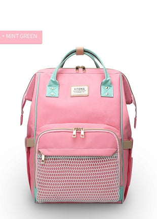 SS Maternity Nappy Bag Powder mint green